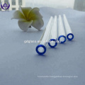 China's largest supplier Colored heat resistance glass pipe 3.3 Borosilicate Clear Glass Straw w